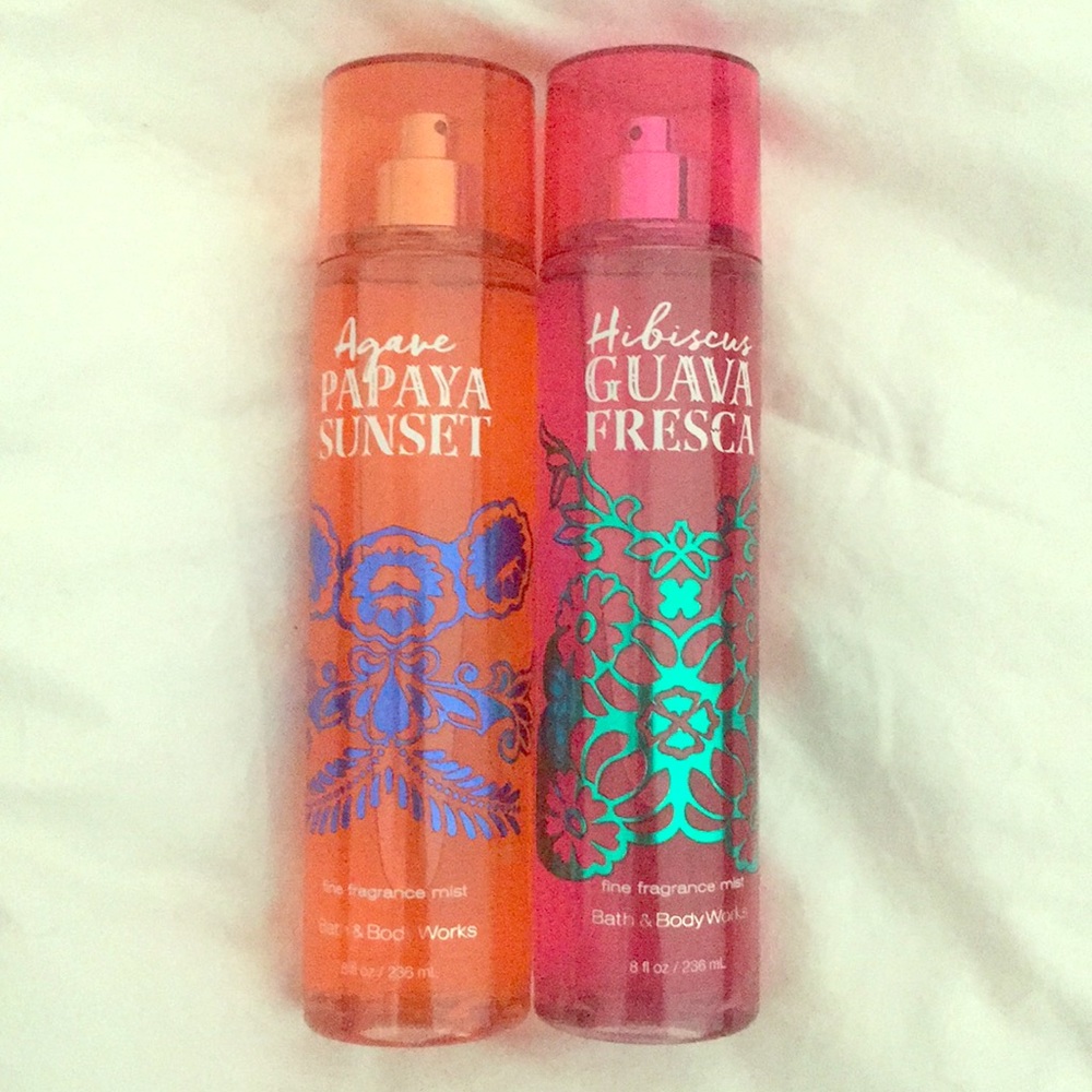 Bath and Body works mists